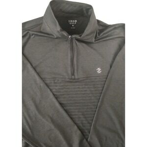 Izod Golf Medium Men's  Pickleball Zip Front Pullover Shirt